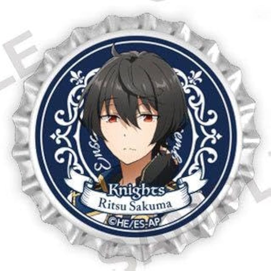 あんスタ★Knights【朔間凛月】マグネット 新品☆あんスタ☆Knights【朔間凛月】小説☆特典☆缶バッジ